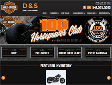 Tablet Screenshot of dsharley.com